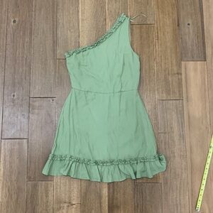 Francesca Blue Rain Olive Dress Size Small NWT